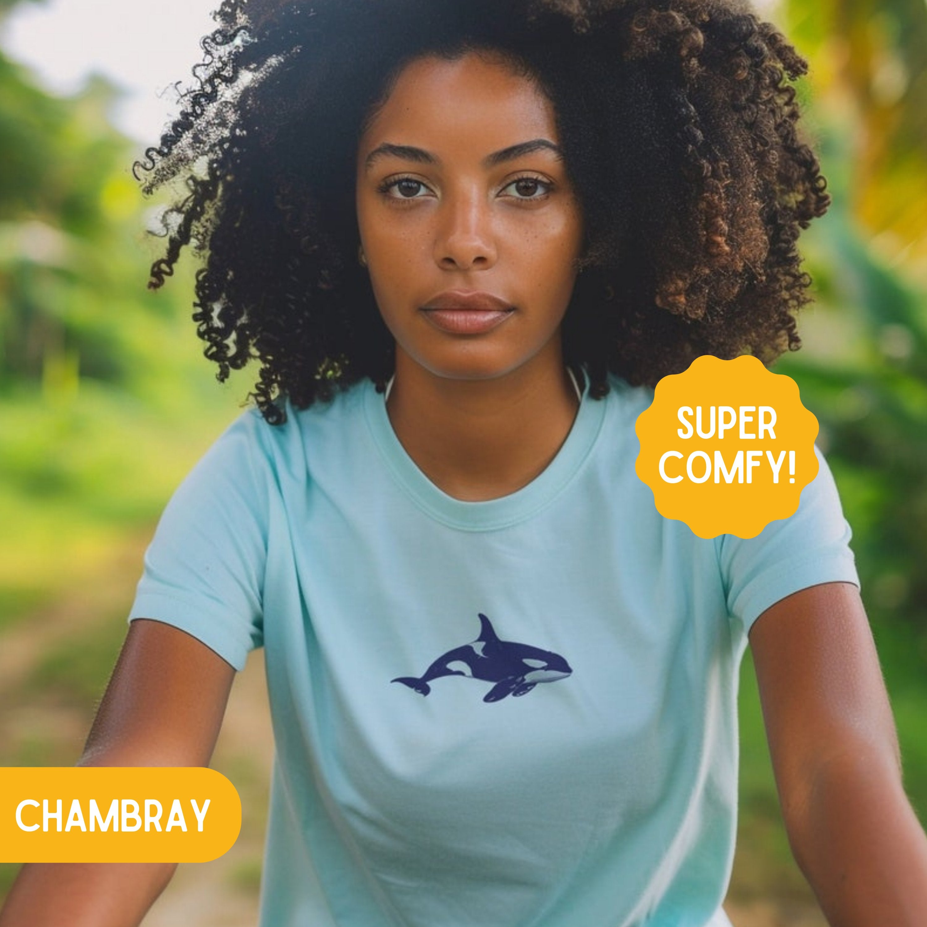 Killer whale shirt top