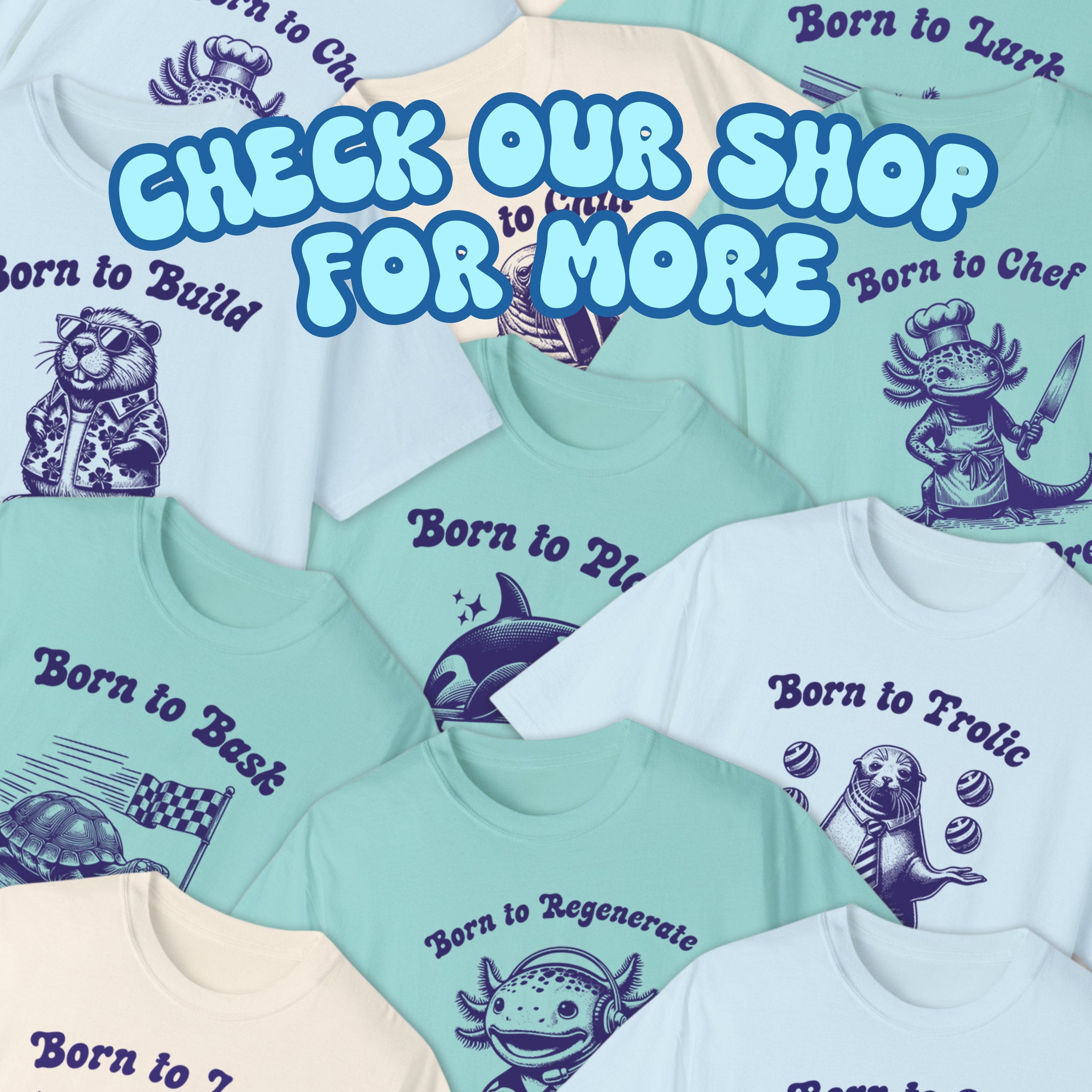 Born to Dream Forced to Stream Streamer Cuttlefish Shirt, Vintage Marine Biology Fun Meme Ironic Shirt, Students Gamer Gift Freelancer Shirt - T-Shirt - Chromatic Safari - Ivory - S