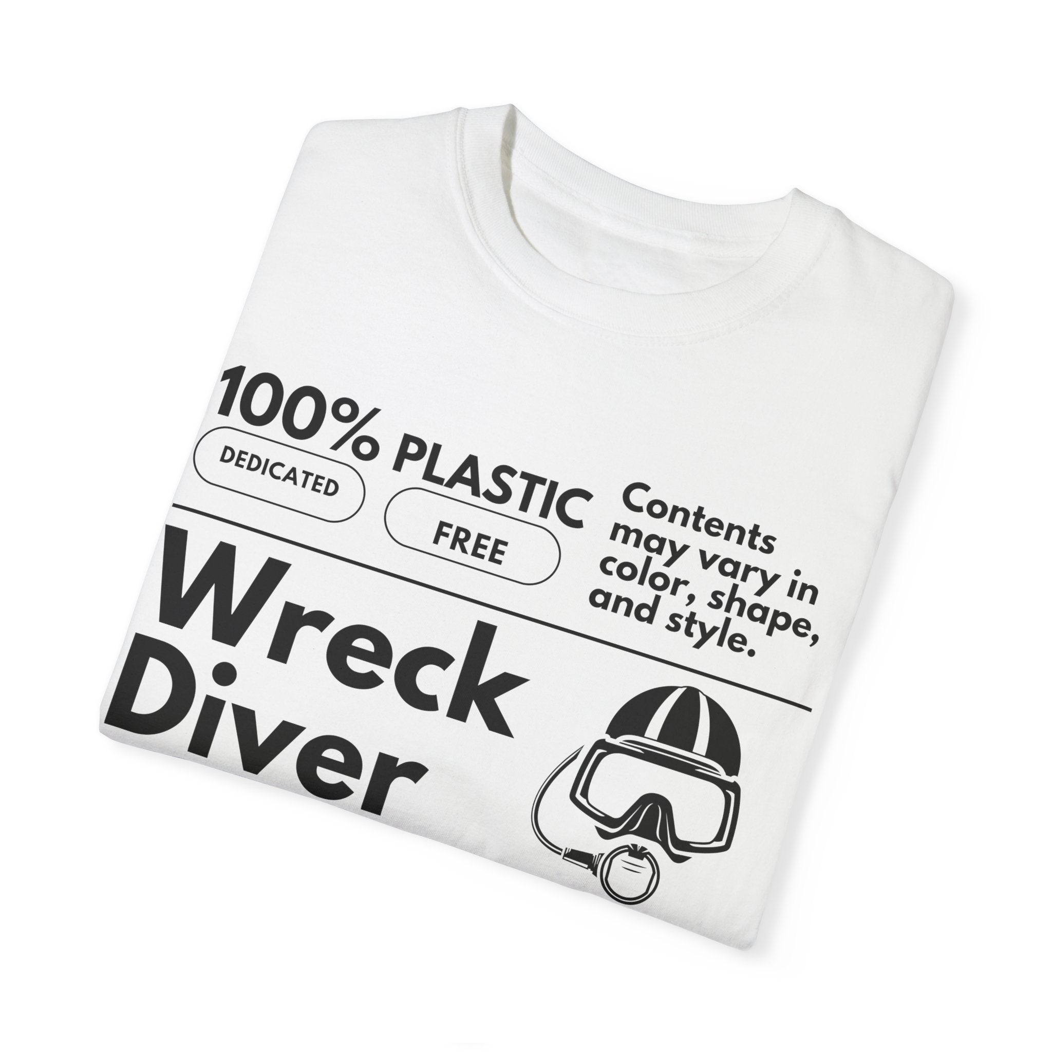 Diving Shirt, Wreck Diver Shirt, Oversized Scuba Diver Shirt, Summers Tshirt, Swimmer Gifts - T-Shirt - Chromatic Safari - Black - S