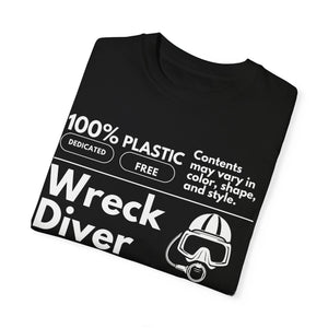 Diving Shirt, Wreck Diver Shirt, Oversized Scuba Diver Shirt, Summers Tshirt, Swimmer Gifts - T-Shirt - Chromatic Safari - Black - S