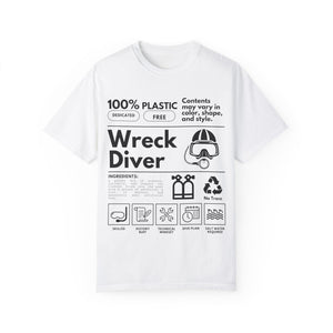 Diving Shirt, Wreck Diver Shirt, Oversized Scuba Diver Shirt, Summers Tshirt, Swimmer Gifts - T-Shirt - Chromatic Safari - White - S