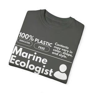 Ecology Shirt, Marine Ecologist Tee, Ocean Conservation Shirt, Summer Tee, Biology Gift - T-Shirt - Chromatic Safari - Black - S