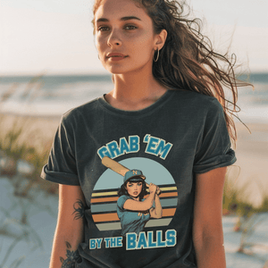 Feminism Shirt, Smash The Patriarchy Baseball Gifts, Pin Up Women Rights Tee, Gift For Activist - T-Shirt - Chromatic Safari - Pepper - S