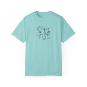 Giant Pacific Octopus Shirt Earth-friendly Comfort Colors Tee, Ocean Conservation Marine Biology Gift, For Locals, Divers & Octopus lover - T-Shirt - Chromatic Safari - Chalky Mint - S