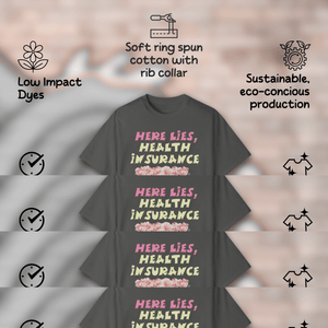 Healthcare Shirt, Anticapitalism Insurance Top, Health Care Reform Activism Tee, Gift For Activist - T-Shirt - Chromatic Safari - Pepper - S