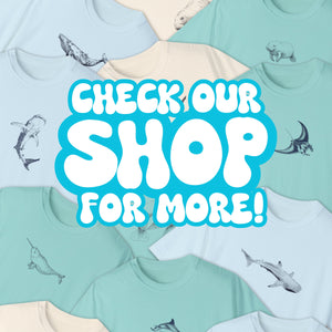 Manta Ray Shirt Comfort Colors Eco-Friendly, Environmentalist Ocean Conservation Marine Biology Gift, Marine Life Supporters Whale Watchers - T-Shirt - Chromatic Safari - Chalky Mint - S