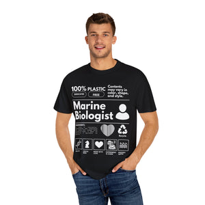 Marine Biology Shirt, Diving Surfing Tee, Ocean Conservation Shirt, Vacation Tee, Marine Biologist Gift - T-Shirt - Chromatic Safari - Black - S