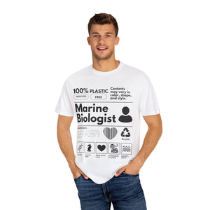 Marine Biology Shirt, Diving Surfing Tee, Ocean Conservation Shirt, Vacation Tee, Marine Biologist Gift - T-Shirt - Chromatic Safari - Black - S