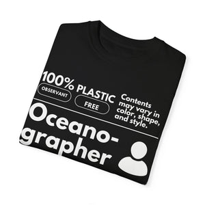 Oceanography Shirt, Marine Biologist Tee, Ocean Conservation Shirt, Vacation Tee, Marine Life Gift - T-Shirt - Chromatic Safari - Black - S