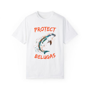 Protect Belugas Save The Ocean Shirt, Sealife Ocean Conservation Marine Biology Gift, Perfect For Scuba Diving or Gift for Locals - T - Shirt - Chromatic Safari - White - S