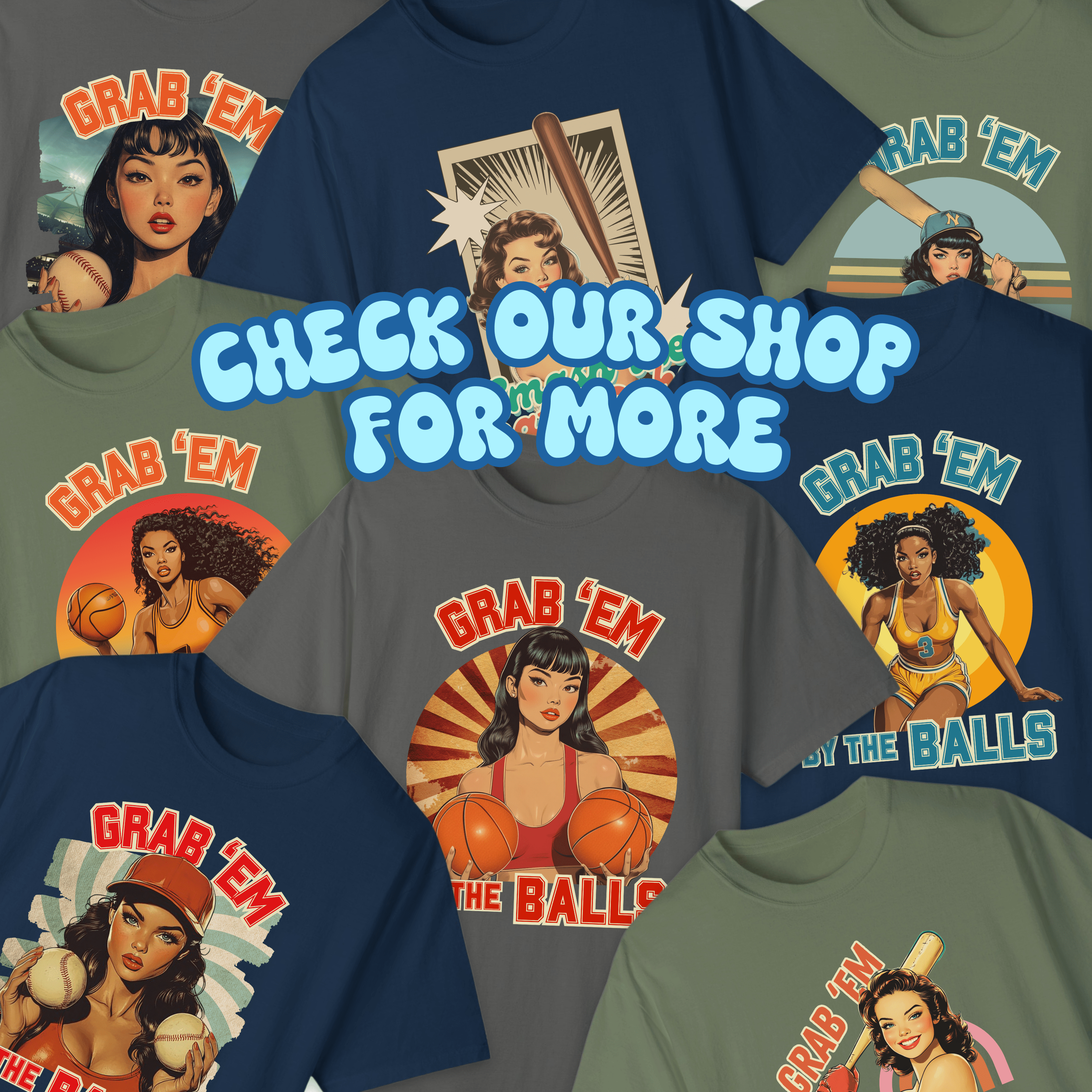Retro Feminist Shirt, Smash The Patriarchy Tee, Vintage Pin UP Baseball Tee, Gift For Her or Friends - T-Shirt - Chromatic Safari - Ivory - S