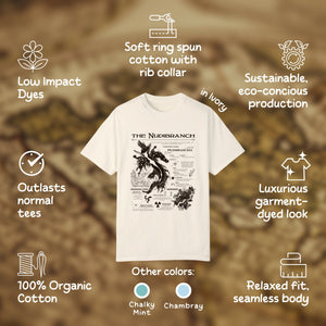 The Nudibranch Sea Slug Anatomy Shirt, Marine Animals Vintage Tshirt, Sea Creature Gifts - T-Shirt - Chromatic Safari - Ivory - S