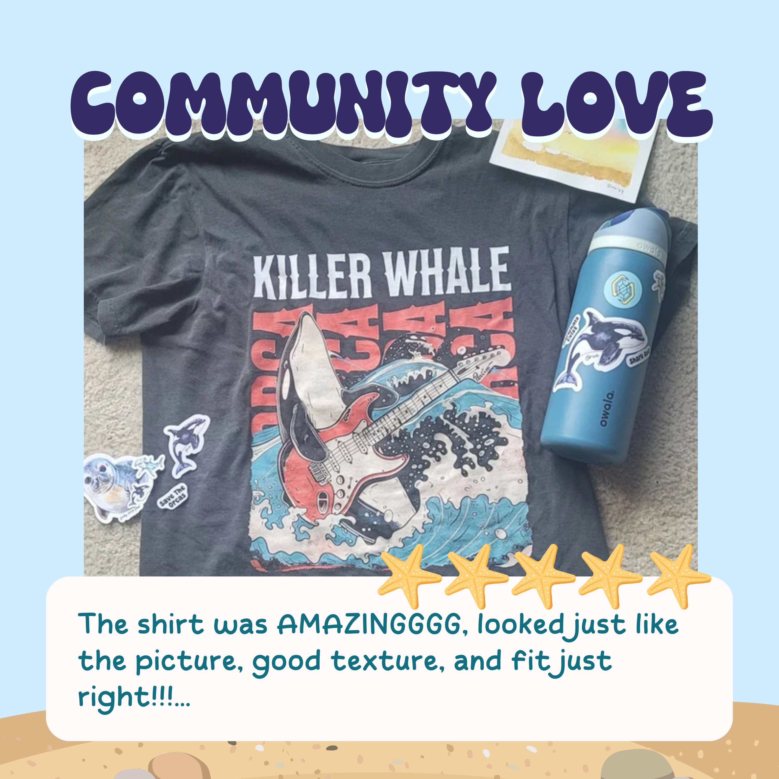 Vintage Guitar Humpback Whale Band Shirt, Marine Biology Fun Bootleg Shirt, Gift for Marine Biologist - T-Shirt - Chromatic Safari - Pepper - S