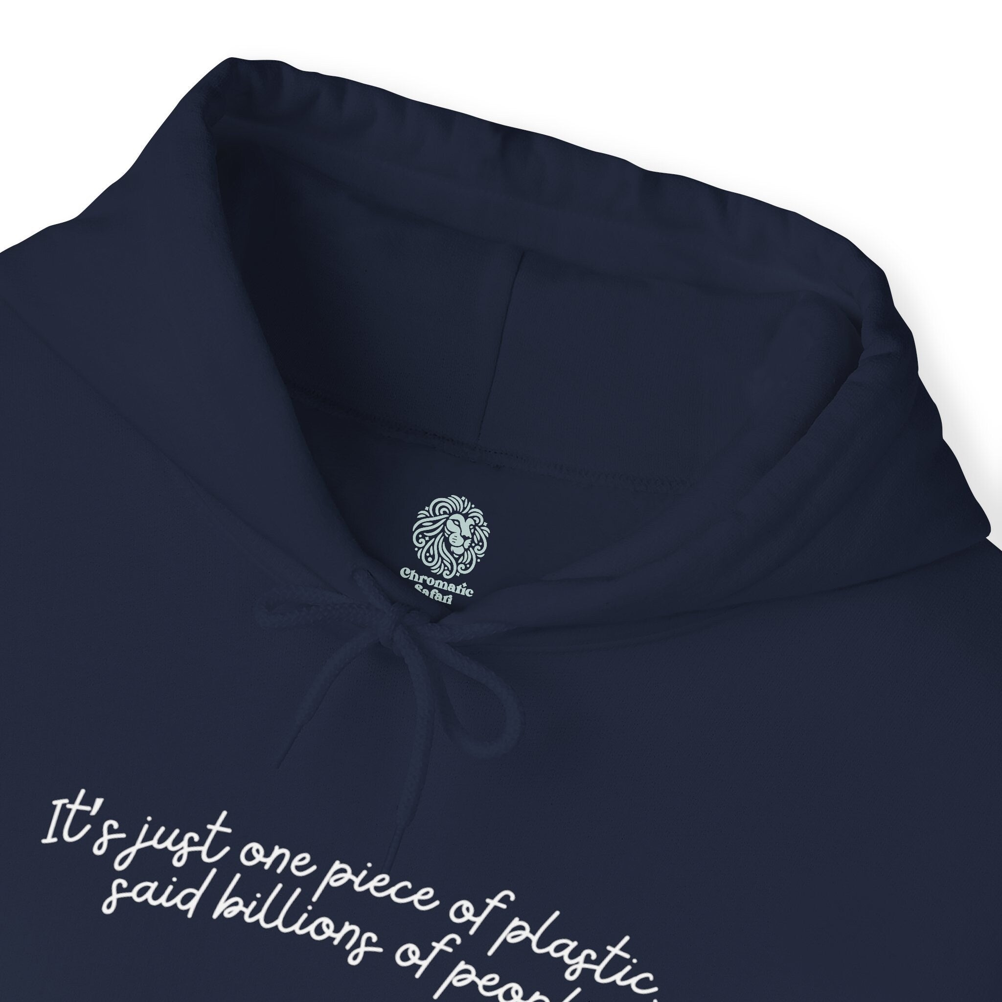 Blue Whale Design Hoodie: Eco-Friendly, Artistic Sweatshirt for Marine Life Enthusiasts, Perfect for Ocean Conservation Supporters - Chromatic Safari - Carolina Blue - S