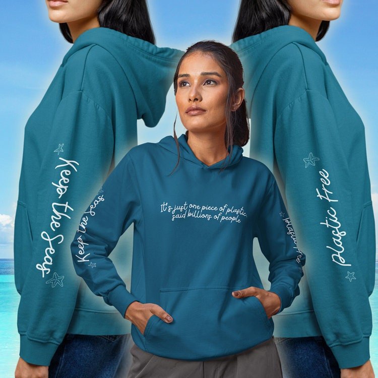 Great White Shark Design Hoodie: Eco-Friendly, Artistic Sweatshirt for Marine Life Enthusiasts, Perfect for Ocean Conservation Supporters - Chromatic Safari - Navy - S