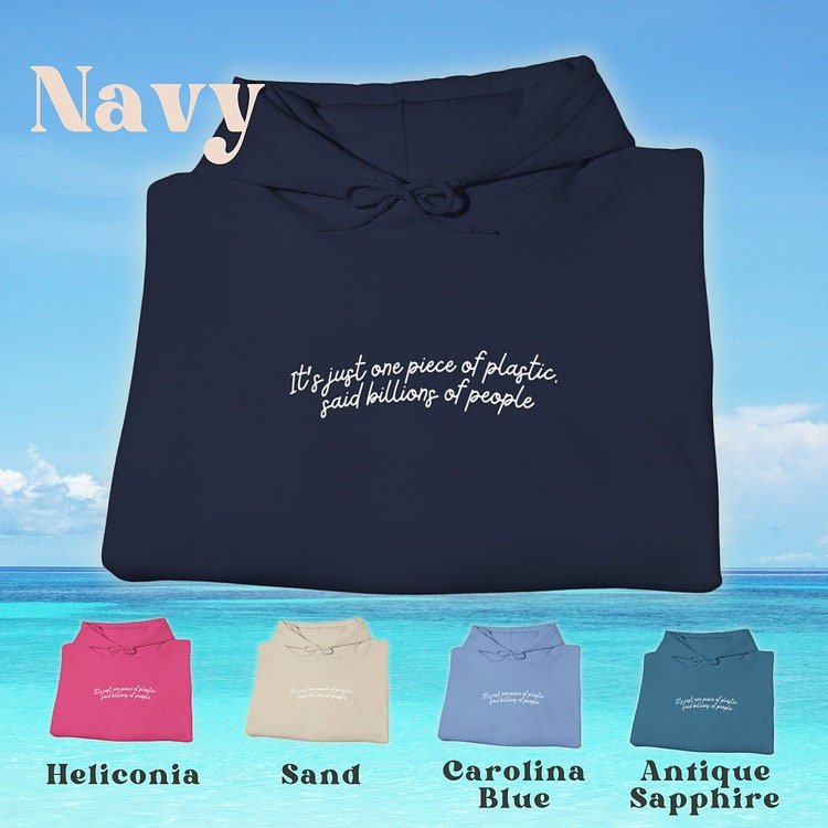Great White Shark Design Hoodie: Eco-Friendly, Artistic Sweatshirt for Marine Life Enthusiasts, Perfect for Ocean Conservation Supporters - Chromatic Safari - Navy - S